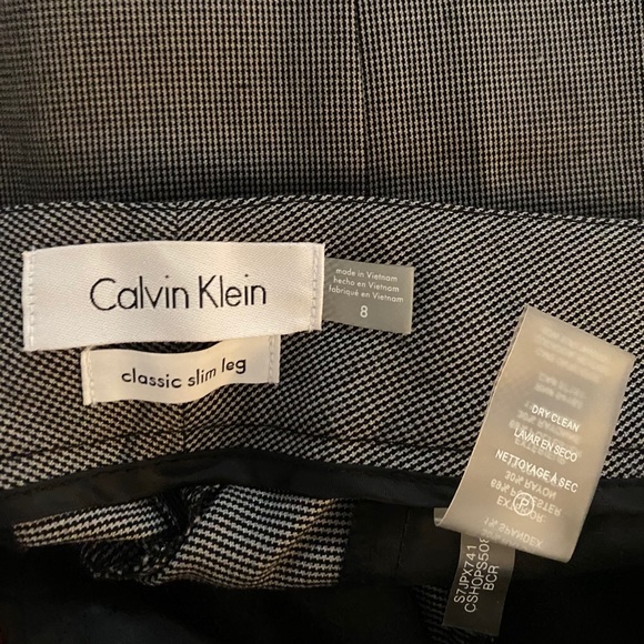 Calvin Klein Slim Leg Dress Pant - Picture 3 of 3